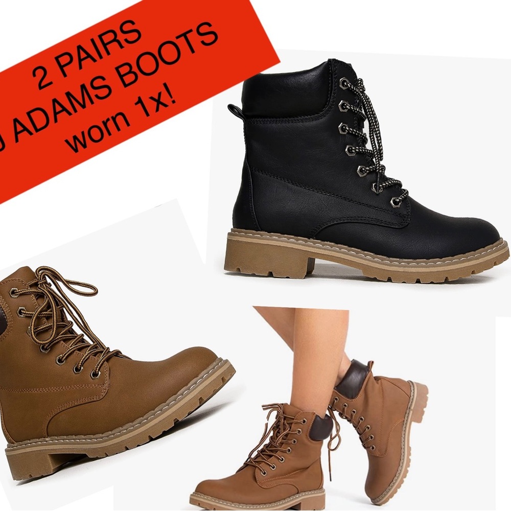 🥾 2 PAIRS - J ADAMS WORN 1x Photoshoot BOOTS!